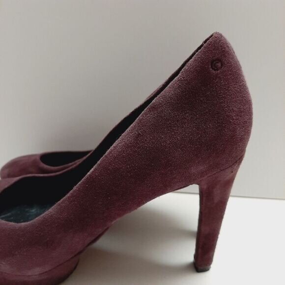 ROCKPORT Adiprene Platform Pumps High Heels Purple Suede Leather Sz 8.5 | Eur 39 - Picture 7 of 16